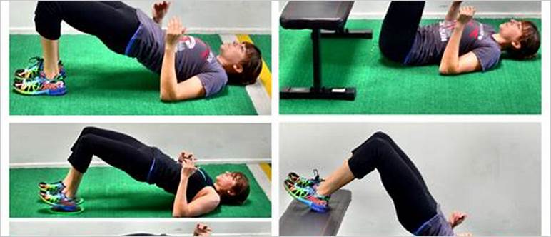 Glute weighted exercises